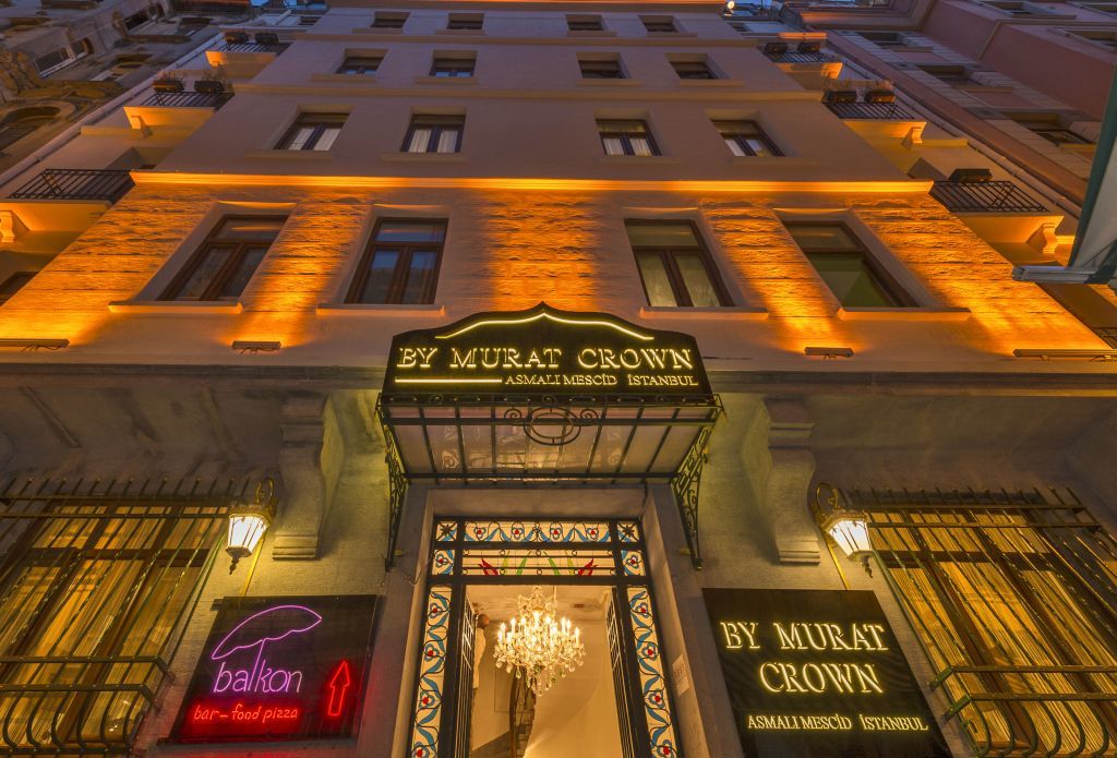 By Murat Crown Hotel Taksim Estambul Exterior foto